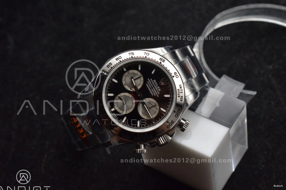 Edition Black Bracelet on V5 126509 Silver Dial 1:1 SS QF SH4131 Best Daytona 1107